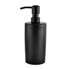 Load image into Gallery viewer, Black Stoneware Hand Soap Dispenser