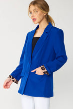 Load image into Gallery viewer, Two Button Blazer | Cobalt