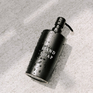 Black Stoneware Hand Soap Dispenser