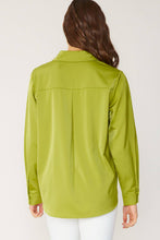 Load image into Gallery viewer, Satin Button Down Blouse
