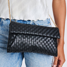 Load image into Gallery viewer, Priscilla Woven Clutch | Black