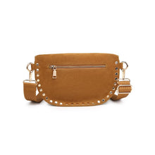 Load image into Gallery viewer, Gizelle Suede Crossbody Bag | Tan