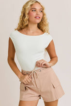 Load image into Gallery viewer, Open Back Bodysuit | Brown