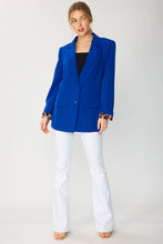 Load image into Gallery viewer, Two Button Blazer | Cobalt