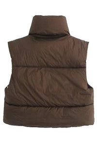 Puffer Vest | Brown