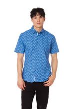 Load image into Gallery viewer, Men&#39;s Printed Woven Short Sleeve Shirt
