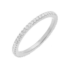 Load image into Gallery viewer, Thin Pave Ring