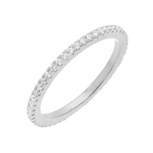 Thin Pave Ring