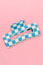 Load image into Gallery viewer, Checkered Hair Claw Clip