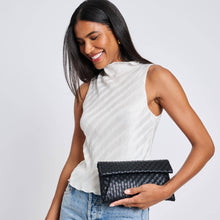 Load image into Gallery viewer, Priscilla Woven Clutch | Black