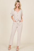 Load image into Gallery viewer, Button-down Jumpsuit - Final Sale