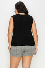 Load image into Gallery viewer, Curvy Sweater Vest - Final Sale