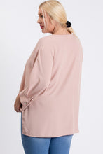 Load image into Gallery viewer, Curvy V-Neck Blouse - Final Sale