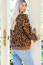 Load image into Gallery viewer, Leopard Print Oversized Sweater
