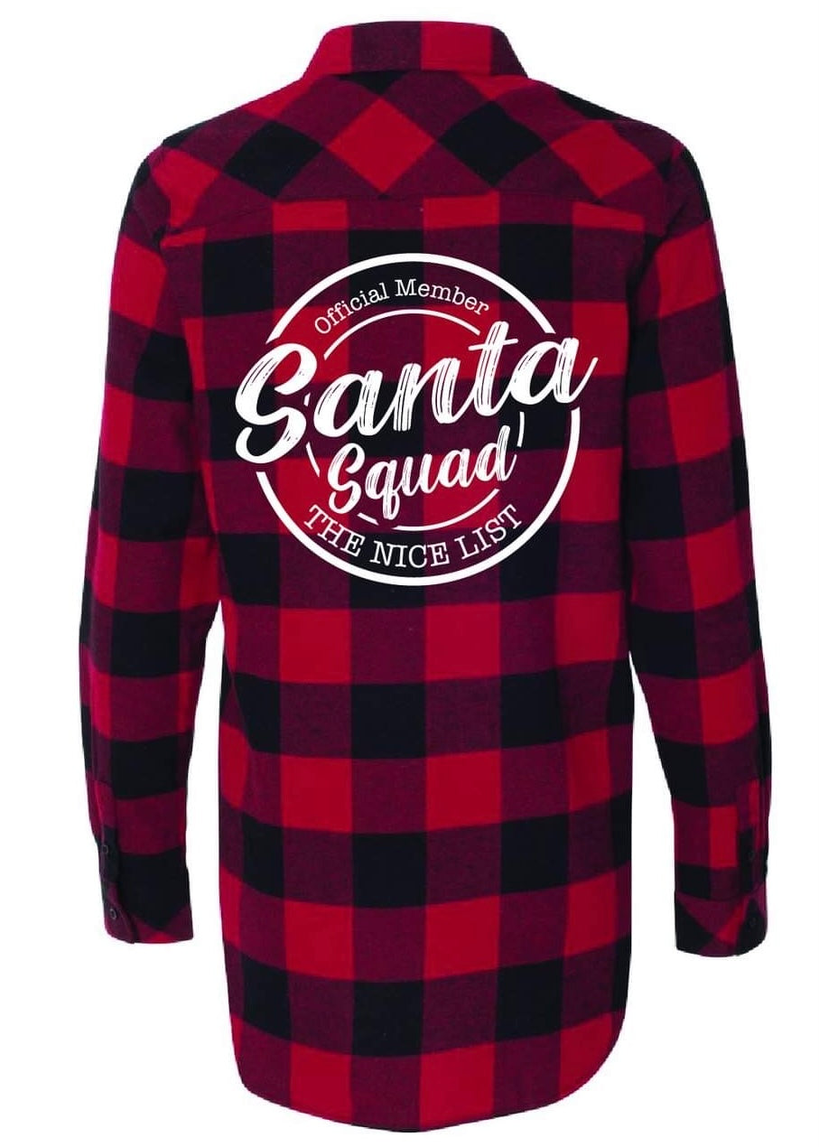 Santa Squad Flannel