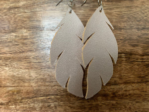 Feather Earring (Rose Gold - Mirrored)